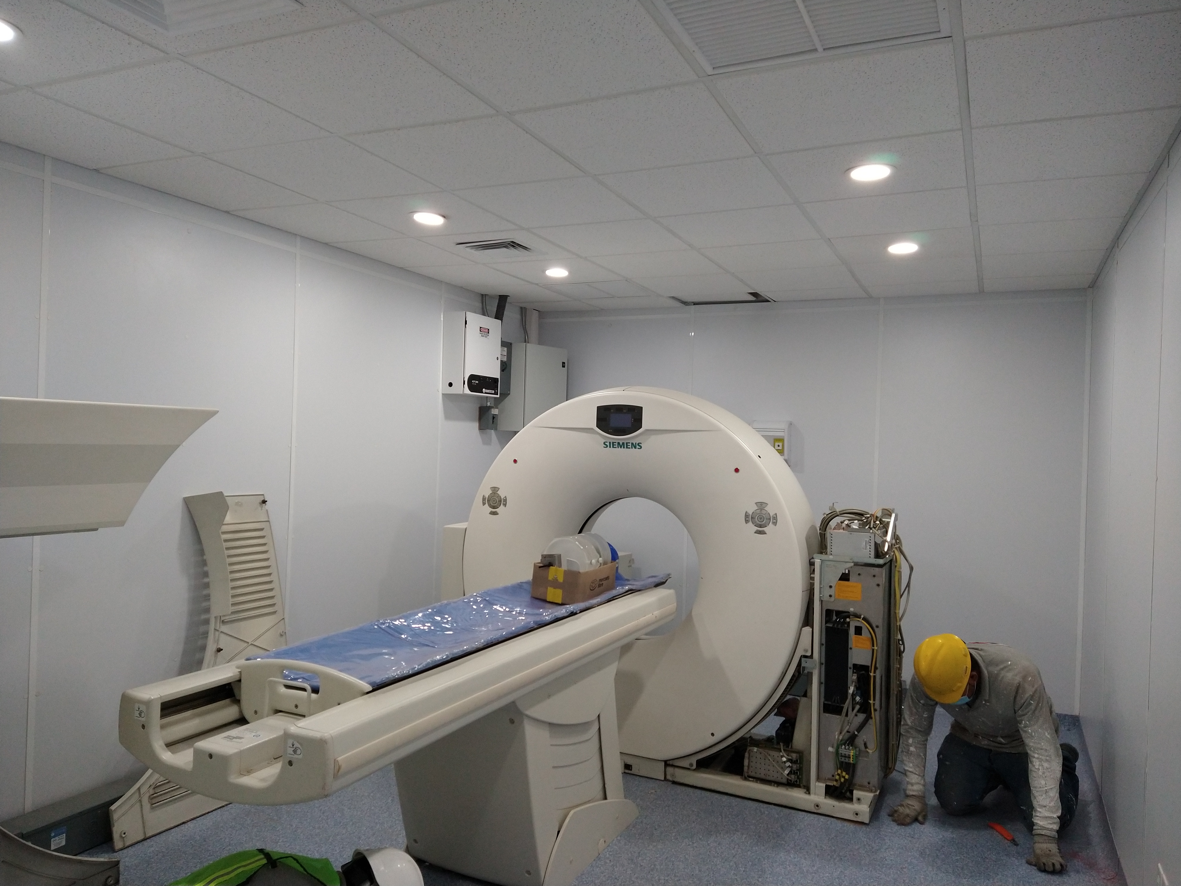 Tomografo centro Banamex Covid.